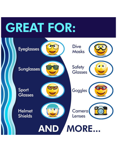 Kit de Limpiador de Lentes Clear View | 2 Botellas 236ml + Spray 30ml