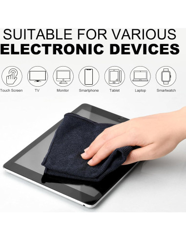 Limpiador de Pantallas Kulloomii 2500ml + Paño Microfibra