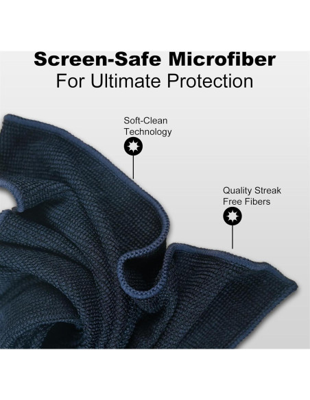 Limpiador de Pantallas Kulloomii 2500ml + Paño Microfibra