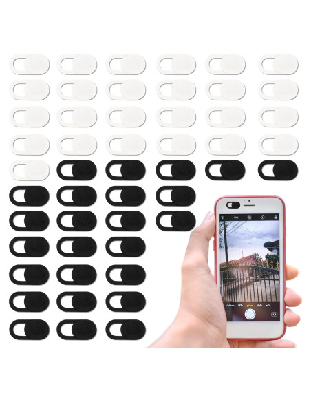 50 Pcs Cubierta de Webcam Universal JJUNW - Protección Privacidad