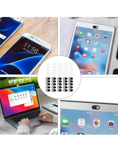 50 Pcs Cubierta de Webcam Universal JJUNW - Protección Privacidad