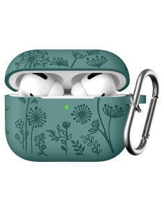 Funda de Silicona Lerobo para AirPods Pro 2 - Verde Pino