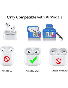 Funda de Silicona Suublg para AirPods 3 - Protección Divertida 2