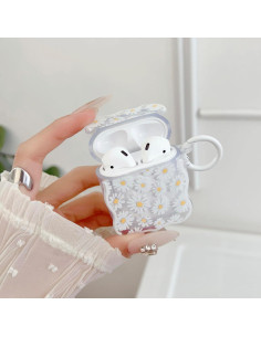 Funda Clara Kawaii para AirPods 1/2 OTOPo con Kit de Limpieza 2