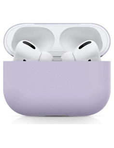 Funda de Silicona ZLZB para AirPods Pro - Protección Completa Púrpura