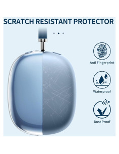 Funda Fintie Transparente para Auriculares AirPods Max TPU 2