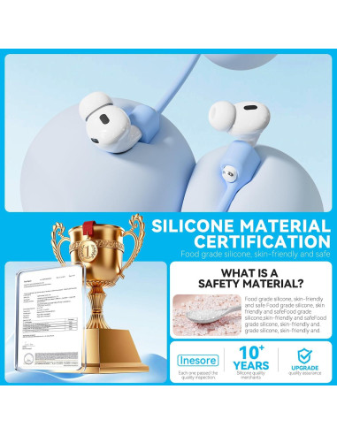 Correa Antipérdida Inesore para AirPods - Azul Cielo