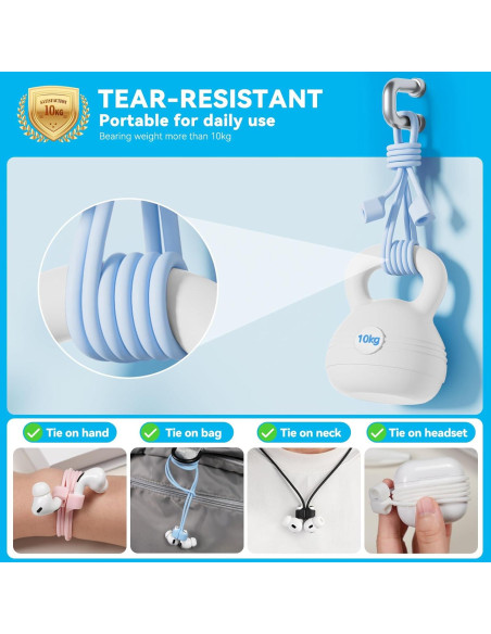 Correa Antipérdida Inesore para AirPods - Azul Cielo