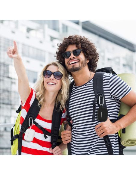 Funda de Silicona Protectora GMUDA para AirPods Pro 1/2 - Negro