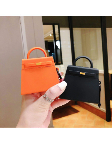 Funda de Silicona Antideslizante BONTOUJOUR para AirPods Pro - Naranja