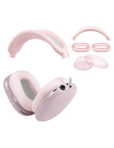 Kit de Protección SOULWIT para AirPods Max - Funda TPU y Almohadillas Silicona