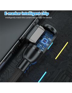 Cable de Carga Magnético 90 Pro EndlesShine 1.83m USB C/Micro 2