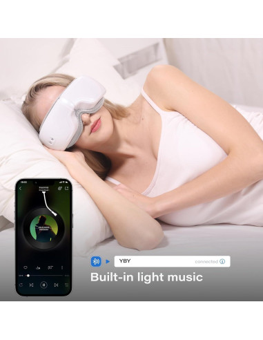 Masajeador de Ojos iKristin Plegable con Calor y Música