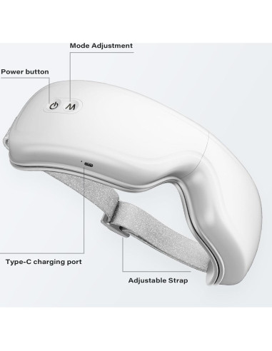 Masajeador de Ojos iKristin Plegable con Calor y Música
