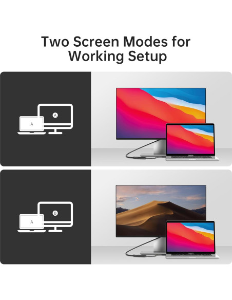 Adaptador USB C a HDMI 4K Biaze con HDR Dinámico 32g