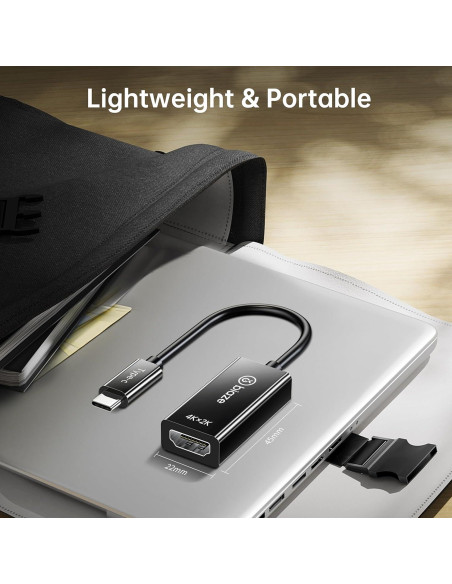 Adaptador USB C a HDMI 4K Biaze con HDR Dinámico 32g