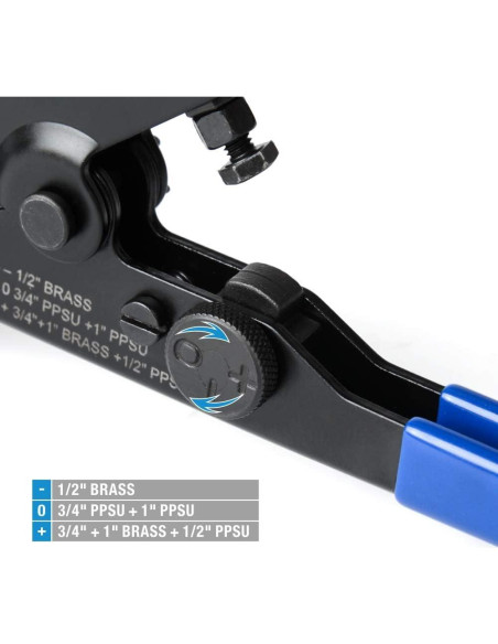 IWISS Herramienta Eliminación Anillos Crimpado PEX 1,27-2,54 cm