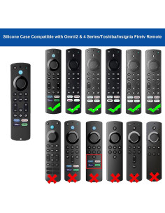 Funda de Silicona Antideslizante para Control Remoto Fire TV 4K Max 2