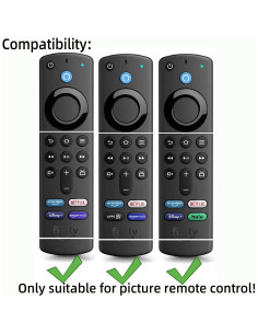 Funda de Silicona Antideslizante para Control Remoto Fire TV Stick 2