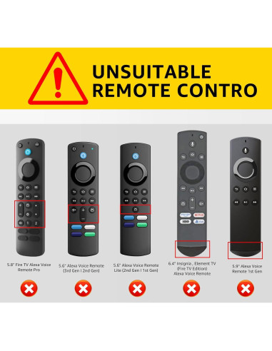 Funda de Silicona OneBom para Control Remoto Fire TV 4K Max