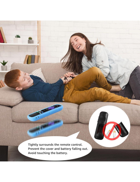 Paquete de 3 fundas de silicona para control remoto Roku Paquete de 3 fundas de silicona para control remoto Roku