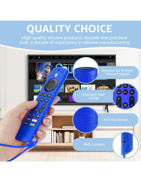 Funda de Silicona OneBom para Control Remoto Fire TV 4K Max