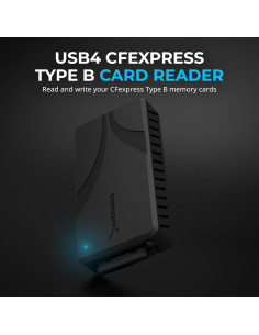 Lector de Tarjetas CFexpress Tipo B USB4 Sabrent CR-U4XB - 40Gbps 2