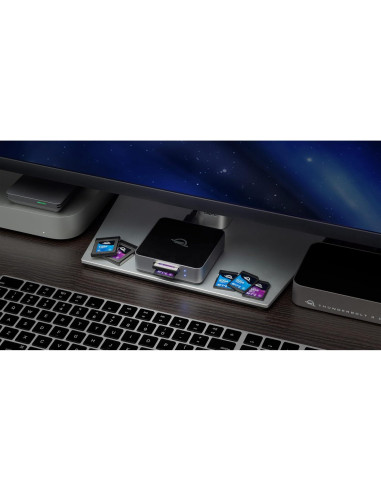 Lector de tarjetas OWC Atlas Dual CFexpress y SDXC USB-C