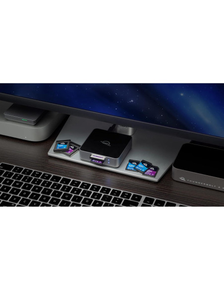 Lector de tarjetas OWC Atlas Dual CFexpress y SDXC USB-C Lector de tarjetas OWC Atlas Dual CFexpress y SDXC USB-C