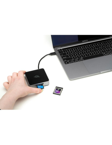 Lector de tarjetas OWC Atlas Dual CFexpress y SDXC USB-C