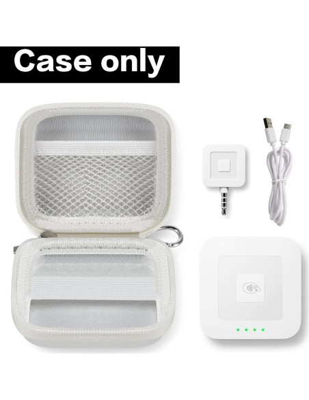 Funda Dura para Lector de Tarjetas Chip COMECASE Blanca