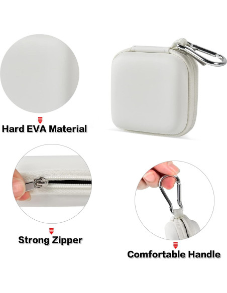 Funda Dura para Lector de Tarjetas Chip COMECASE Blanca