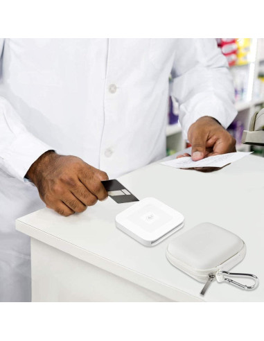 Funda Dura para Lector de Tarjetas Chip COMECASE Blanca