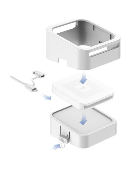 Base para Lector de Tarjetas Square Reader ROUNKIN Blanco Base para Lector de Tarjetas Square Reader ROUNKIN Blanco