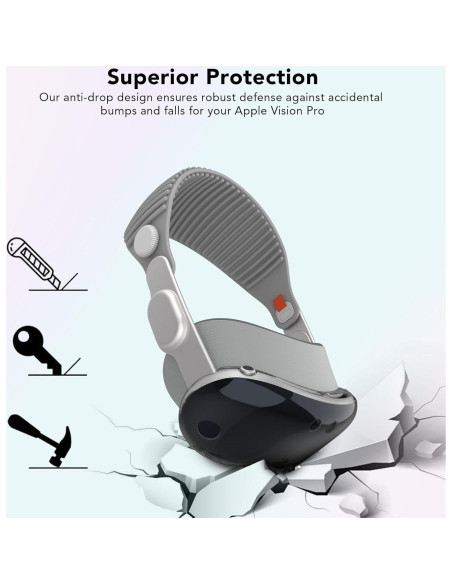 Funda Protectora TPU Transparente para Apple Vision Pro 2024