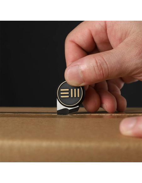 Cuchillo Utility WeKnife WE20021-1 Titanio Negro/Dorado