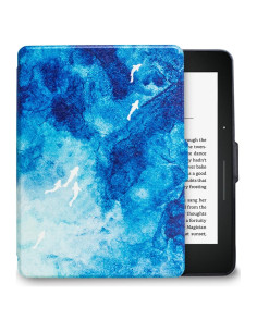 Funda Protectora WALNEW para Kindle Voyage 2014 - Cuero PU Delgado