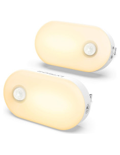 Luz Nocturna Enchufable Lyridz LED 120LM Regulable Paquete de 2