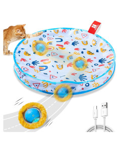 Juguete Interactivo para Gatos Potaroma, Alfombrilla 71 cm