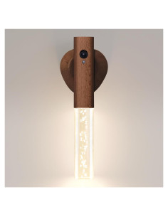 Luz Nocturna con Sensor de Movimiento HAANGWAN Madera Nogal