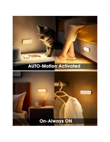 Luz Nocturna LED con Sensor de Movimiento LOHAS - 2 Piezas