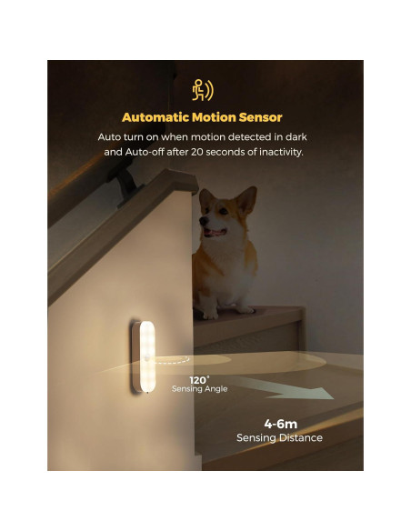 Luz Nocturna LED con Sensor de Movimiento LOHAS - 2 Piezas