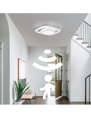 Luz de Techo LED EIDEARAY 36W 6000K con Sensor de Movimiento