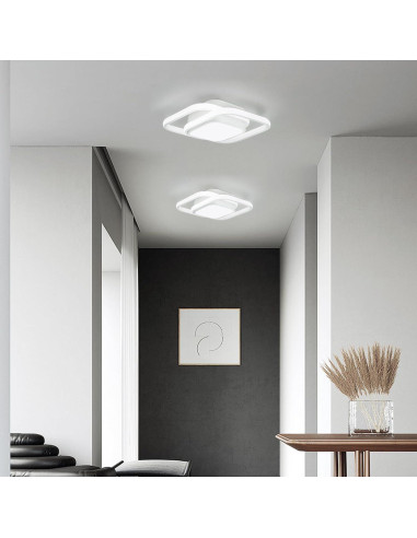 Luz de Techo LED EIDEARAY 36W 6000K con Sensor de Movimiento