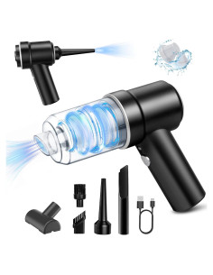 Aspiradora de Mano Inalámbrica AOLWEEC 120W 9000PA Negra