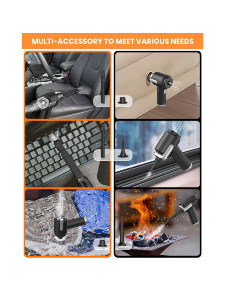 Aspiradora de Mano Inalámbrica Jkaoclever ORD-2302 15000Pa