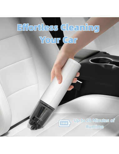 Aspiradora de Mano Inalámbrica Zannful Mini 50W HEPA 0.30kg