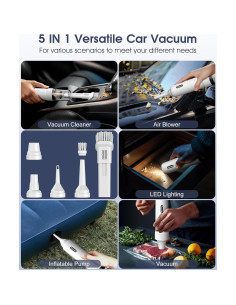 Aspiradora Portátil Inalámbrica Dovety GV06WH 21000PA 5 en 1 2