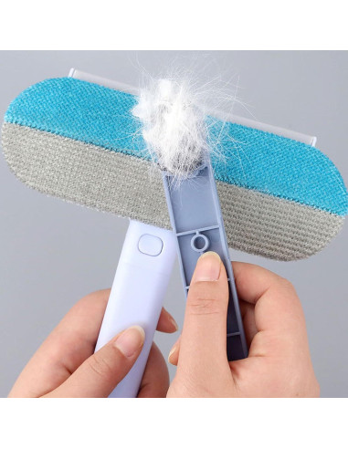 Removedor de Pelo de Mascota 4 en 1 Genérico Azul - Limpieza Eficiente