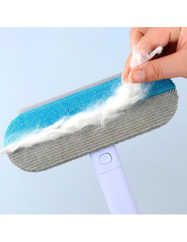 Removedor de Pelo de Mascota 4 en 1 Genérico Azul - Limpieza Eficiente